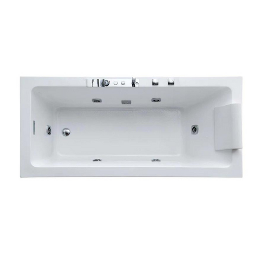 Einbau Delux Badewanne mit rutschfestem Boden