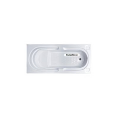 Rutschfeste Einbau-Badewanne