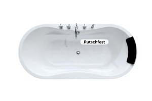 Rutschsichere Einbau-Badewanne. - HSKkomfort